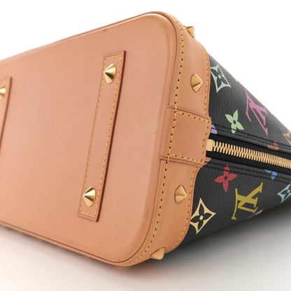 Louis Vuitton Monogram Multicolor Alma PM Black 10 of 13