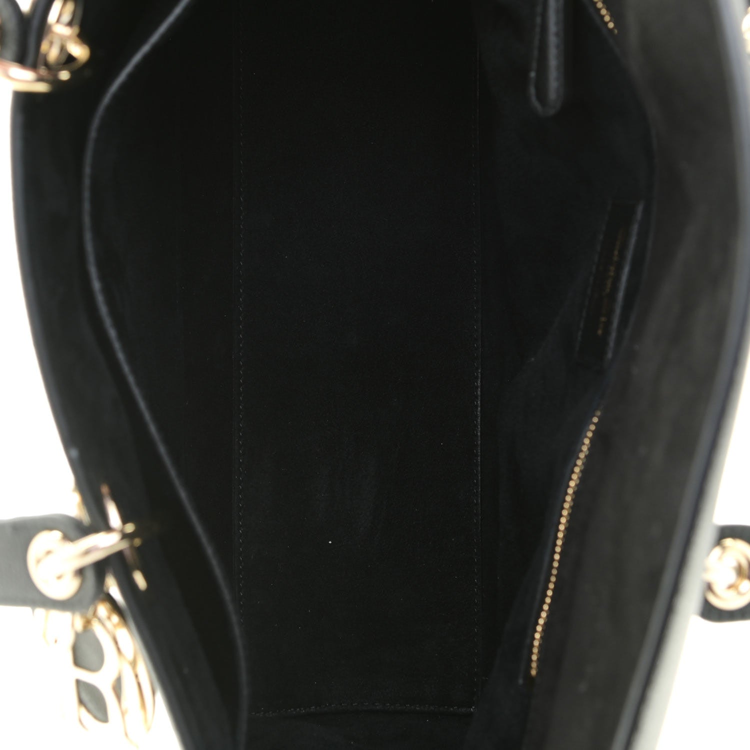Christian Dior Grained Calfskin Large Lady Dior Black 6 of 10