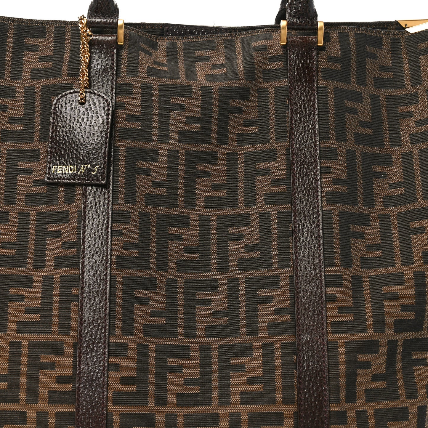Zucca Metal Frame Tote Tobacco