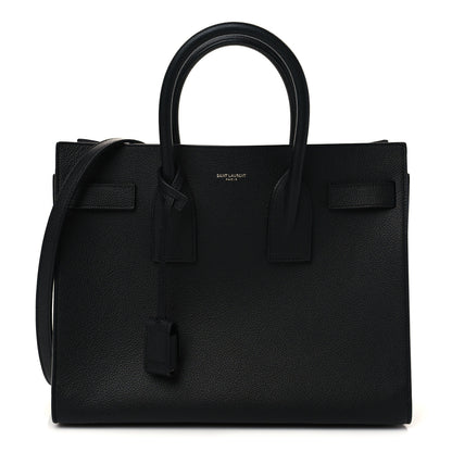 Saint Laurent Grained Calfskin Small Sac De Jour Black 1 of 6