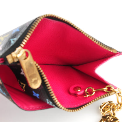Louis Vuitton Monogram Multicolor Key Pouch Black Grenade 7 of 7