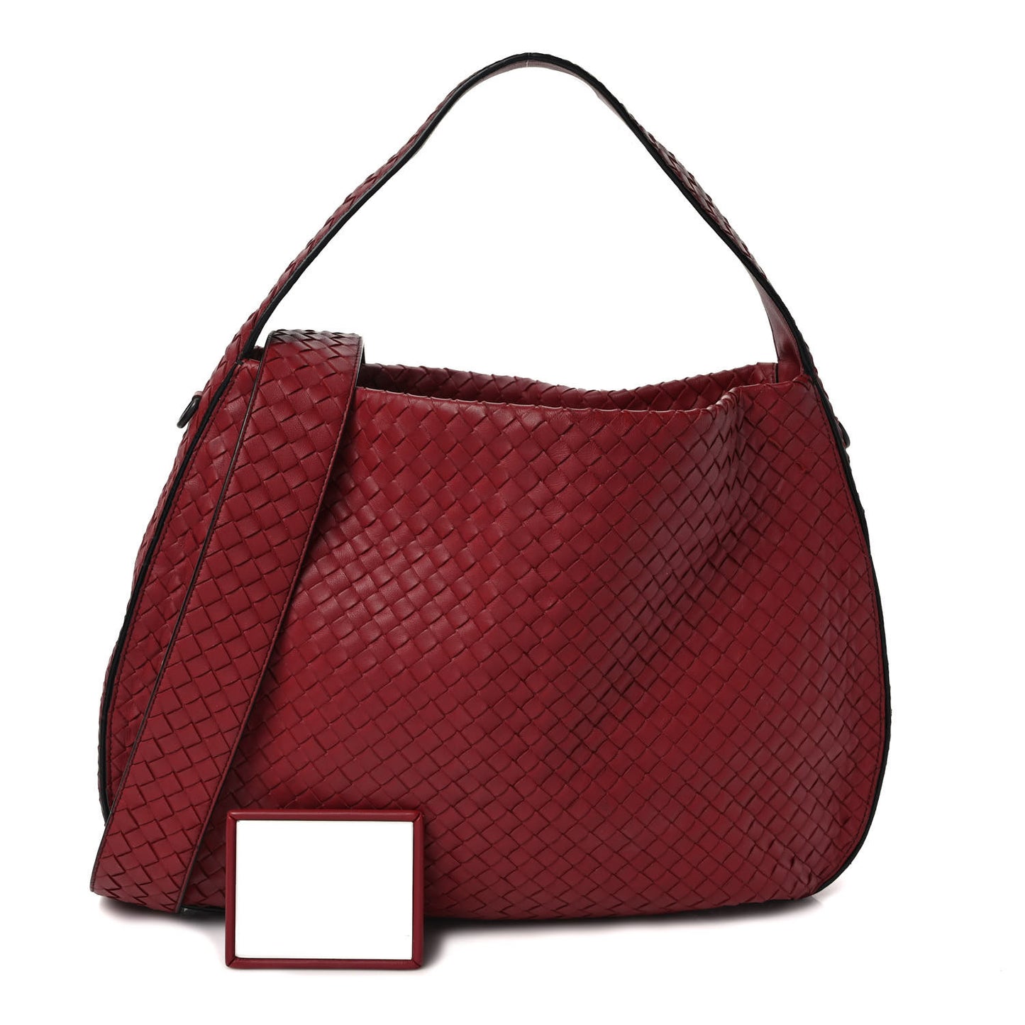 Nappa Intrecciato Large City Hobo Eclipse