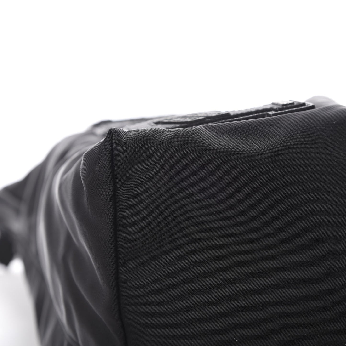 Tessuto Nylon Character Shopping Tote Black