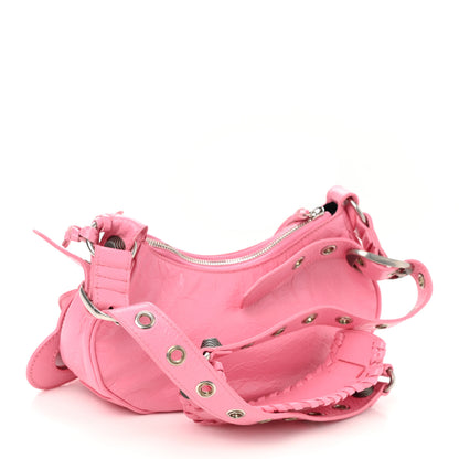 Balenciaga Agneau Arena Le Cagole Shoulder Bag XS Sweet Pink 3 of 10