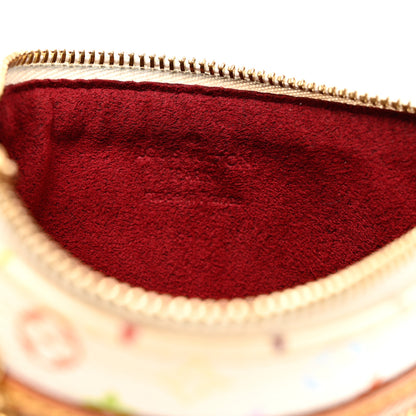 Louis Vuitton Monogram Multicolor Pochette Plate MM White 5 of 8