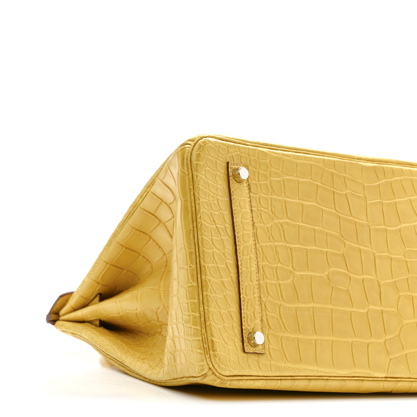 Matte Alligator Birkin 35 Jaune Ambre