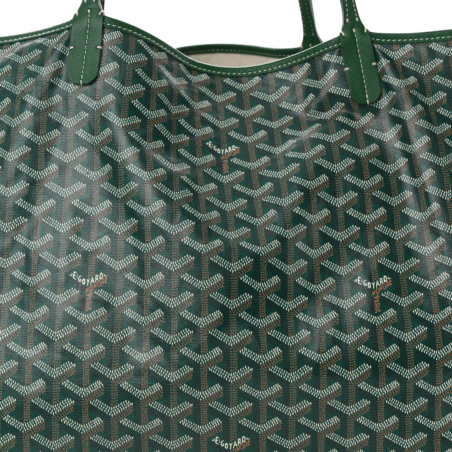 Goyard Goyardine Saint Louis GM Green 9 of 12