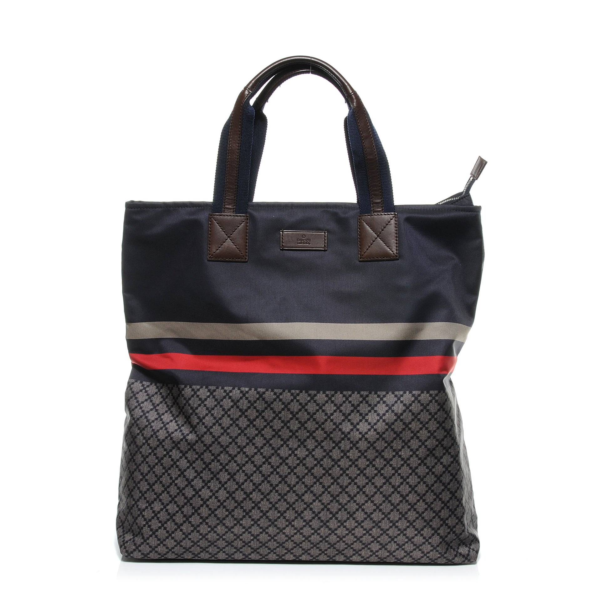 Gucci Nylon Diamante Tote Blue 1 of 8