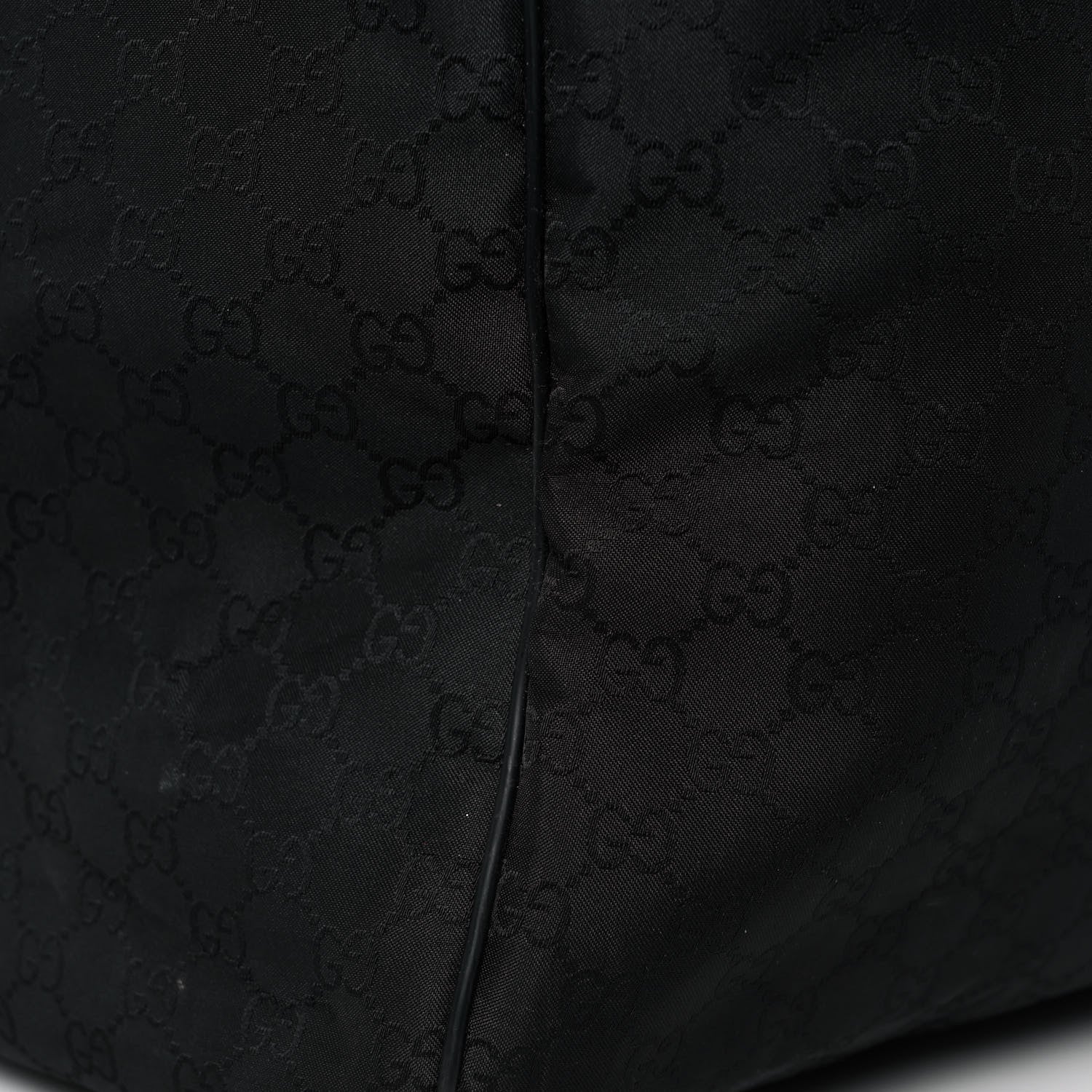 Gucci Denim Monogram Large Duffle Black 9 of 9