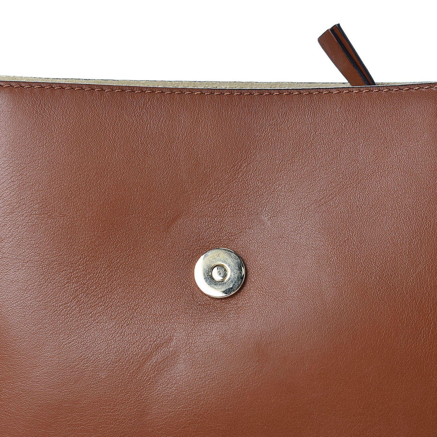 Suede Calfskin Medium Faye Shoulder Bag Tobacco