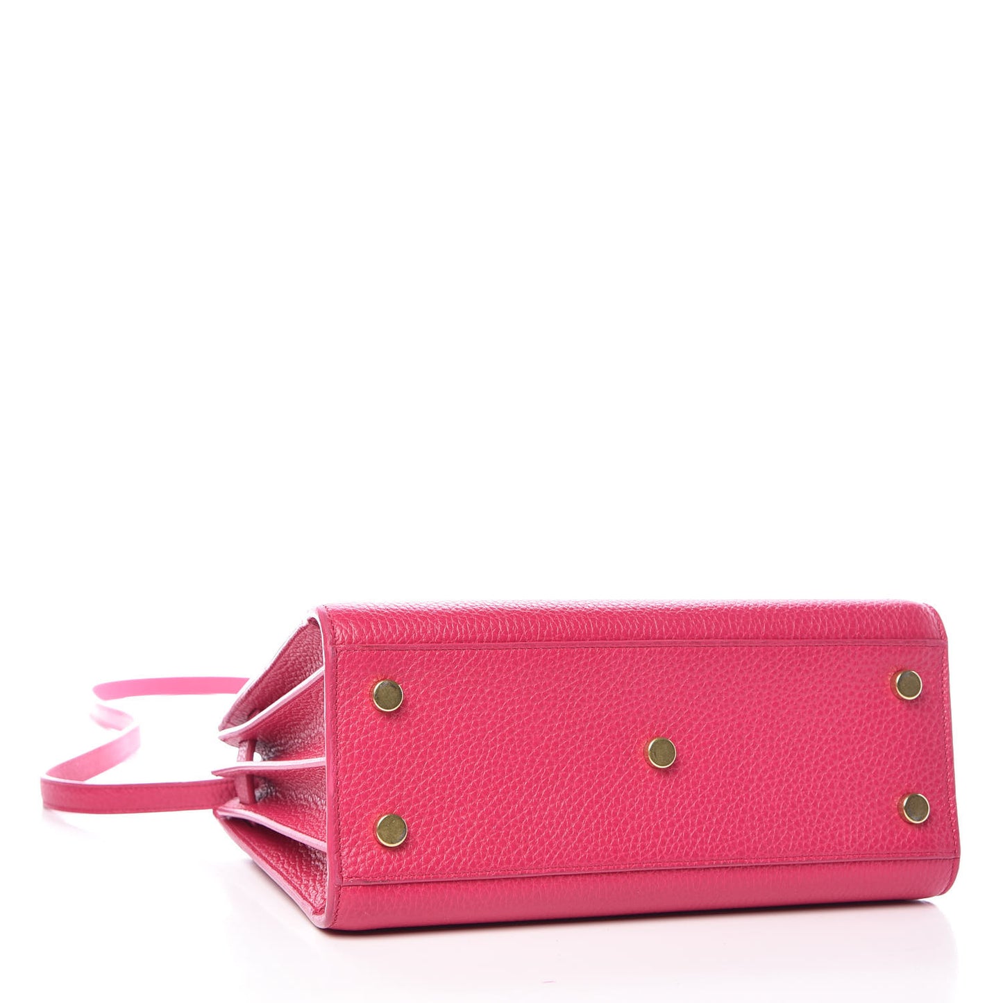 Grained Calfskin Baby Sac De Jour Lipstick Fuchsia