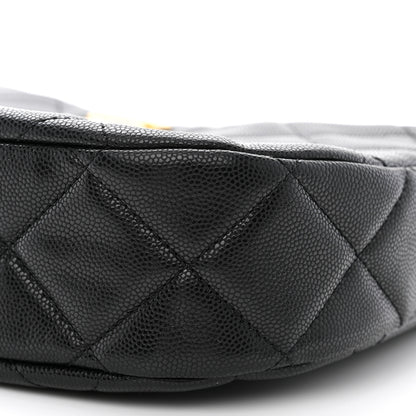 Chanel Caviar Quilted Hobo Black 10 of 11