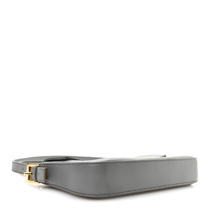 Fendi Vitello Flamingo Enamel Interchangeable Strap Baguette Grigio Chiaro Latte Tabacco 4 of 11