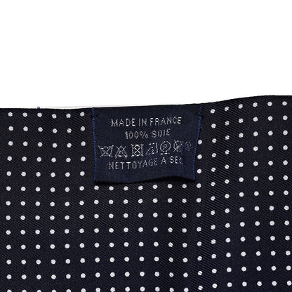 Hermes Silk Festival des Amazones Tattoo à Pois Maxi Twilly Caban Ciel White 3 of 5