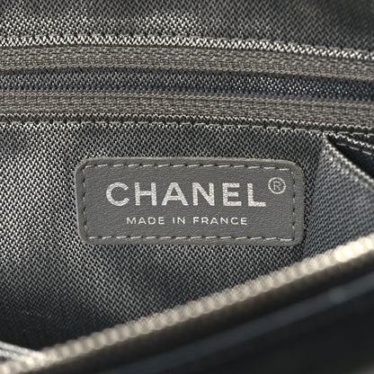 Chanel Lambskin Vertical Quilted Mademoiselle Small Camera Case Black 6 of 11
