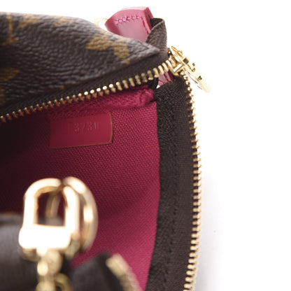 Louis Vuitton Monogram 2020 Christmas Animation Roller Coaster Mini Pochette Accessories Pivoine 6 of 10