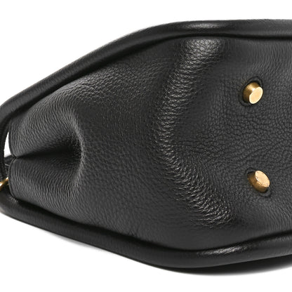 Mulberry Small Classic Grain Calfskin Small Leighton Black 8 of 9