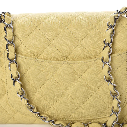 Chanel Caviar Quilted Mini Rectangular Flap Light Yellow 9 of 9