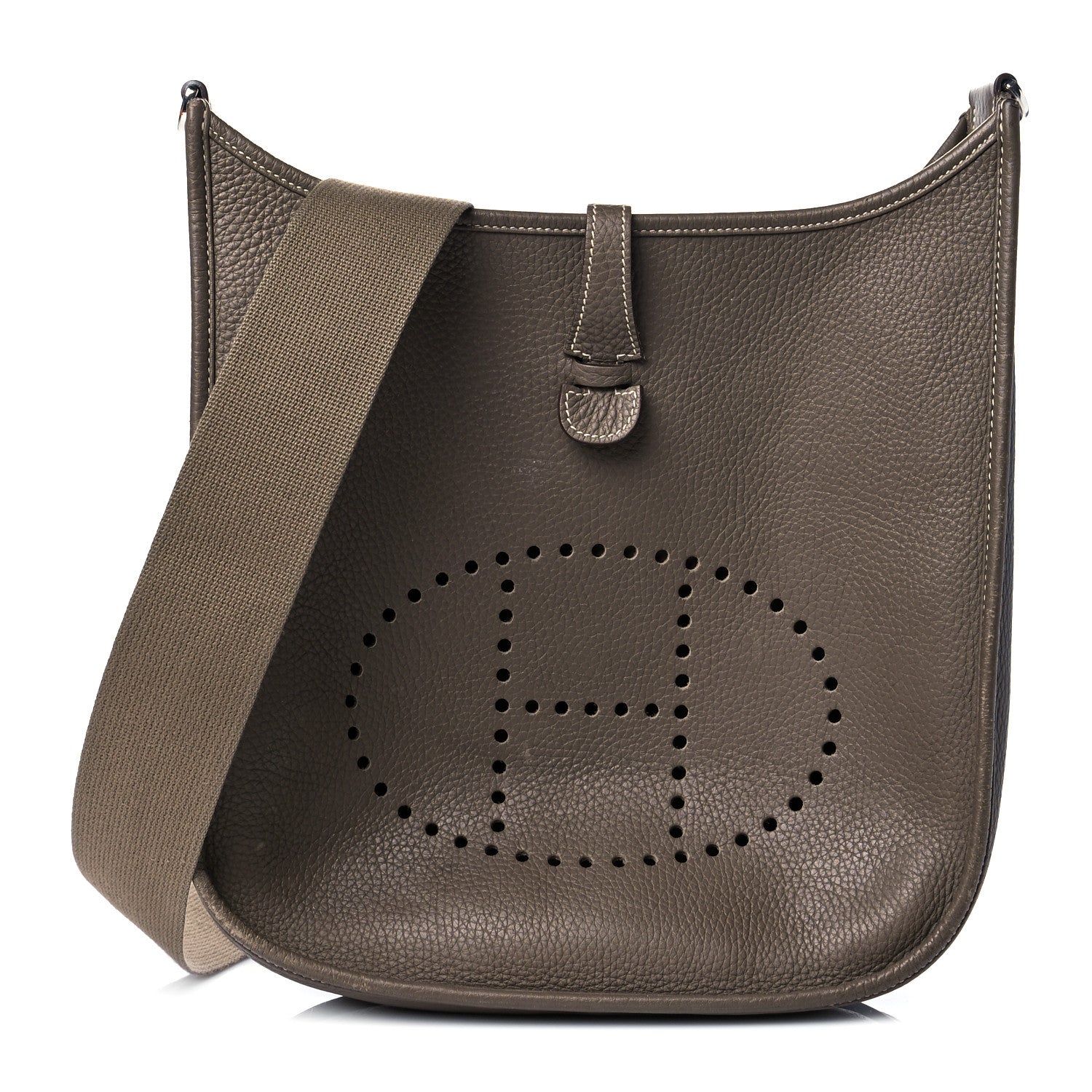 Hermes Taurillon Clemence Evelyne III PM Etoupe 1 of 23