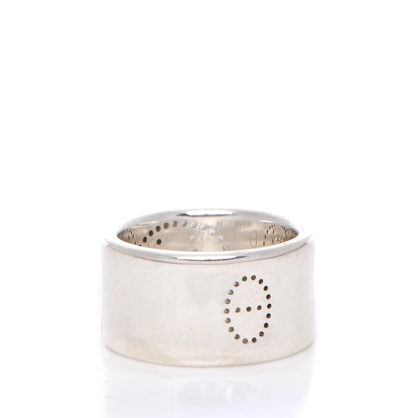 Sterling Silver Eclipse Ruban Ring GM 50 5.25