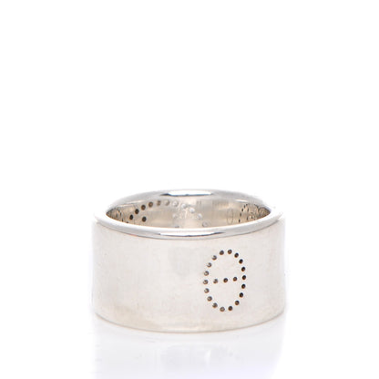 Hermes Sterling Silver Eclipse Ruban Ring GM 50 5.25 3 of 6