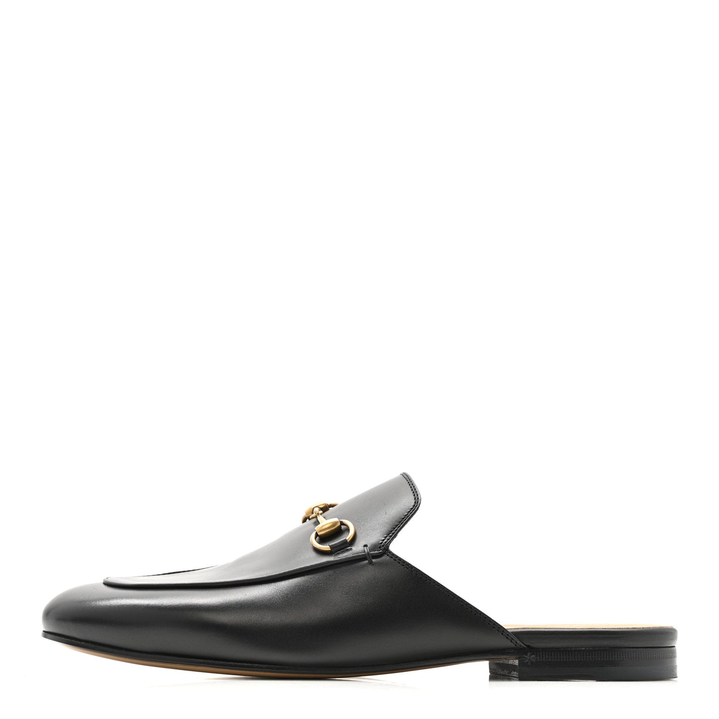Calfskin Womens Princetown Slippers 40 Black
