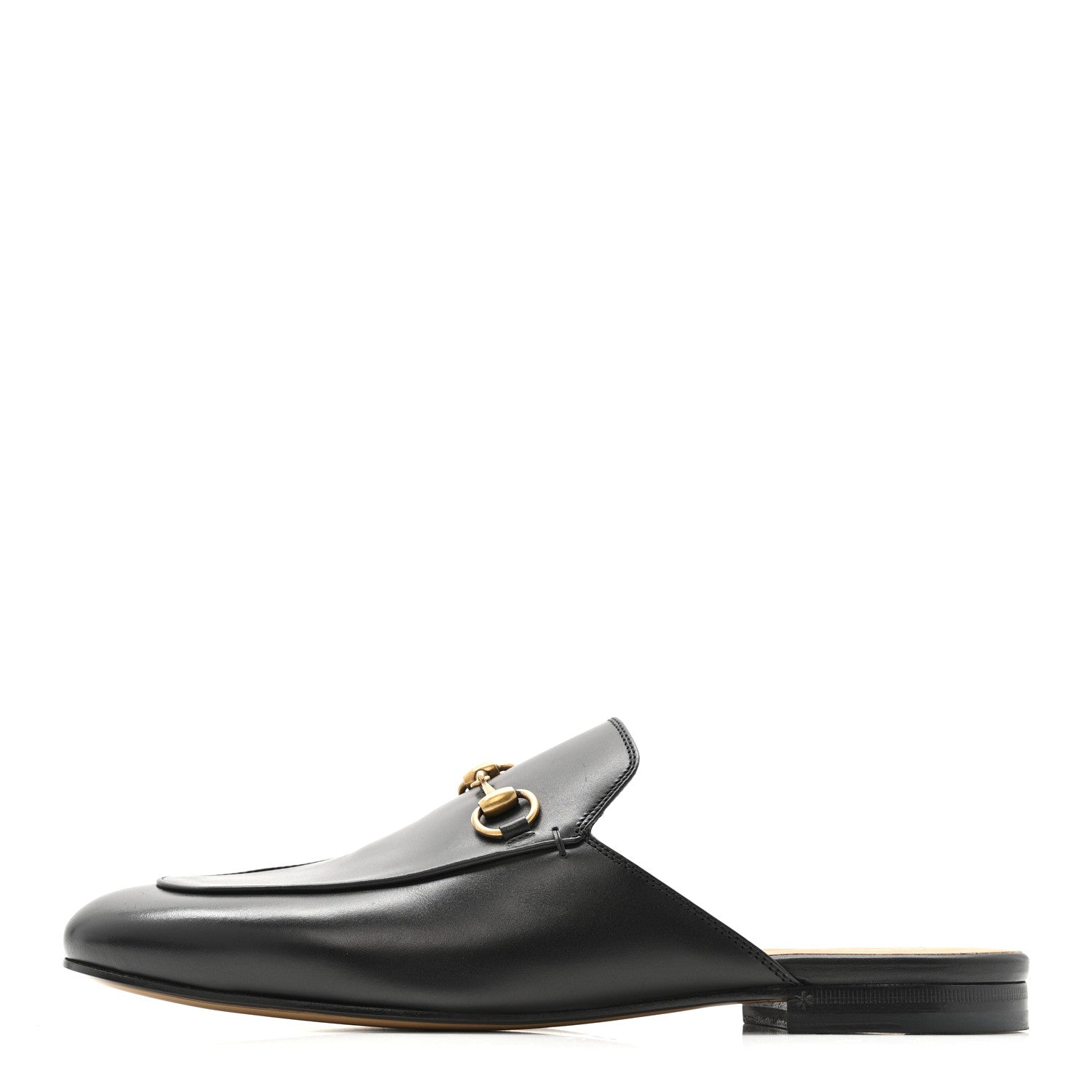 Gucci Calfskin Womens Princetown Slippers 40 Black 1 of 11