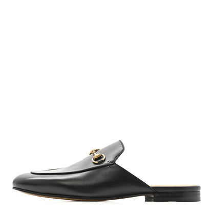 Gucci Calfskin Womens Princetown Slippers 40 Black 1 of 11
