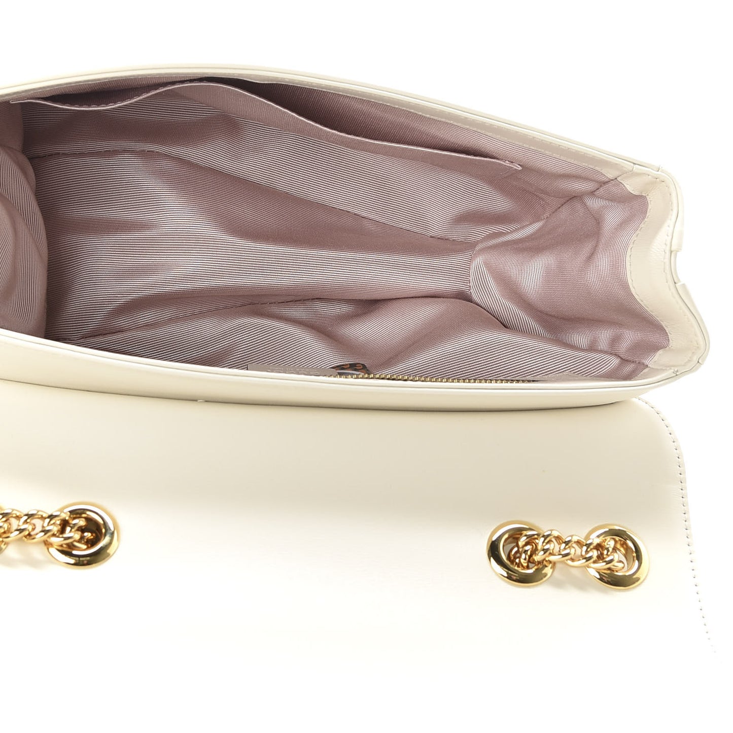 Vitello Palmellato Lux Crystal Medium Rajah Shoulder Bag Mystic White Multicolor