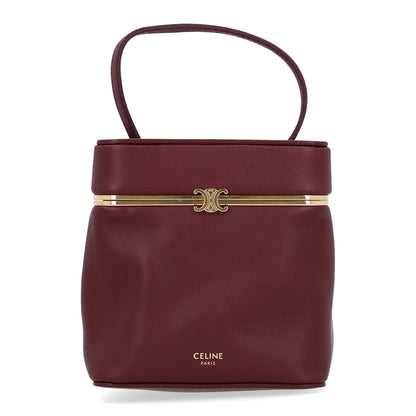 Celine Supple Calfskin Cube Frame Bag Syrah 1 of 10