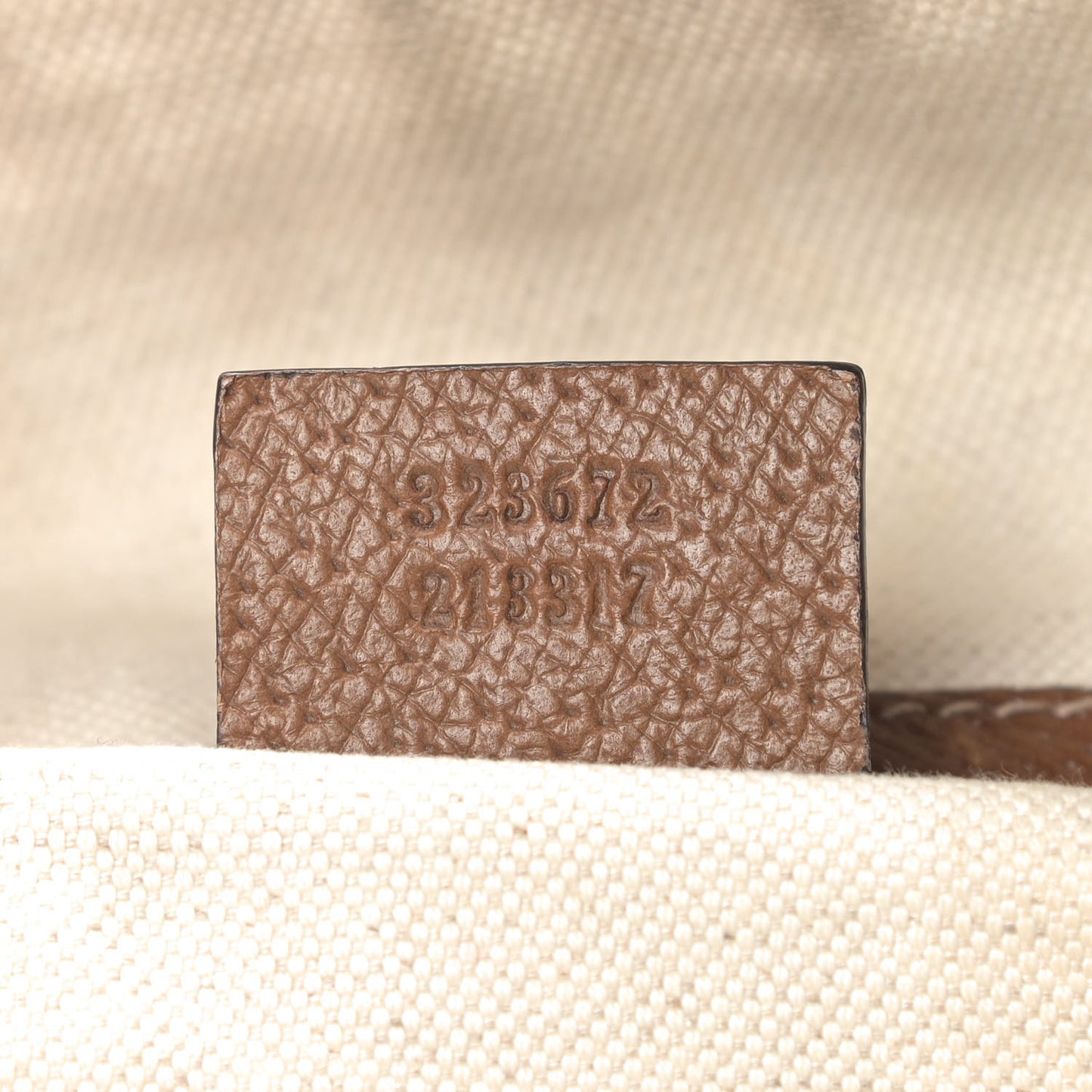 Monogram Medium Bree Shoulder Bag Beige Tabacco