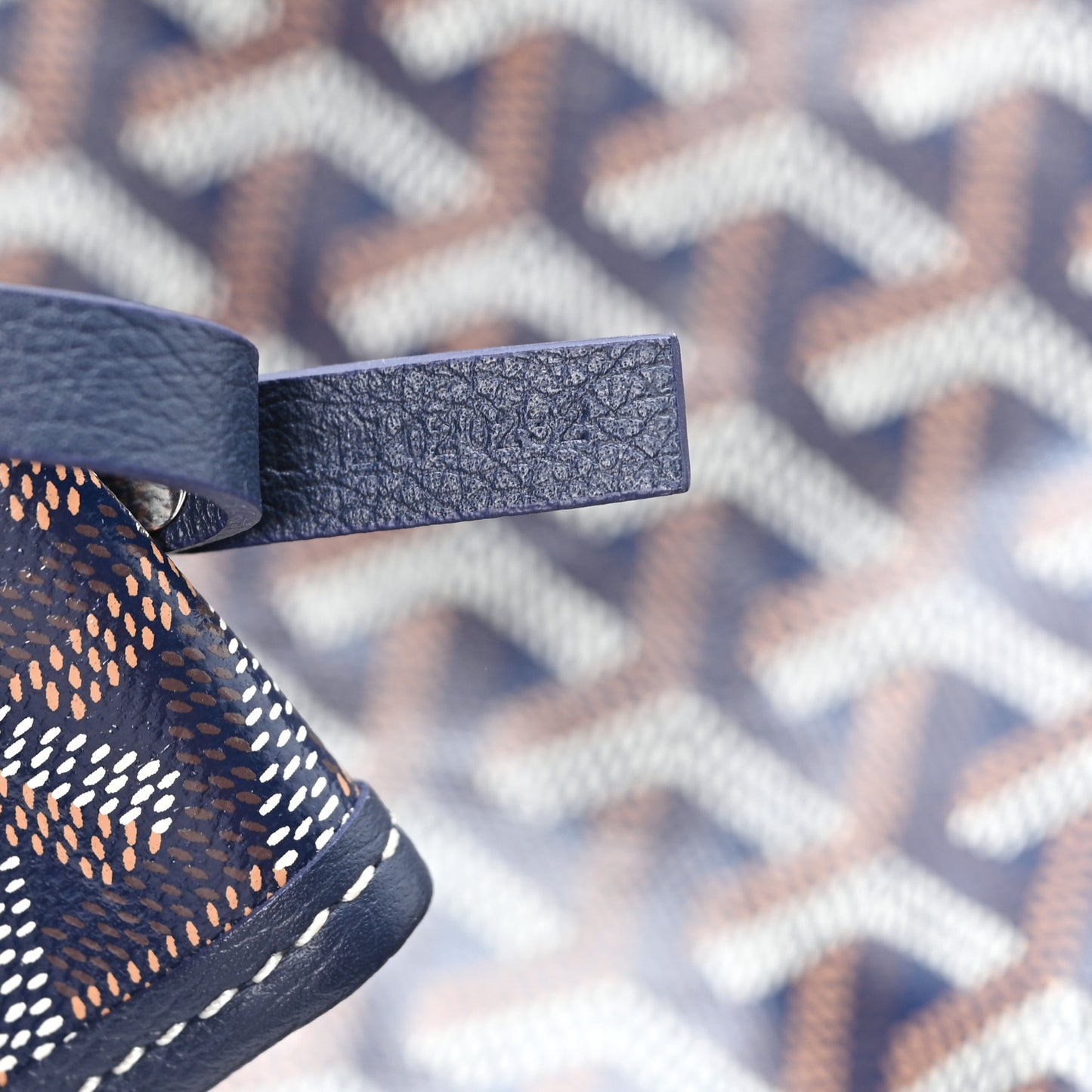Goyardine Coeur Boheme Hobo Navy Blue