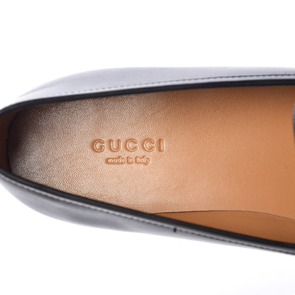 Gucci Calfskin Womens Jordaan Loafers 39 Black 7 of 10