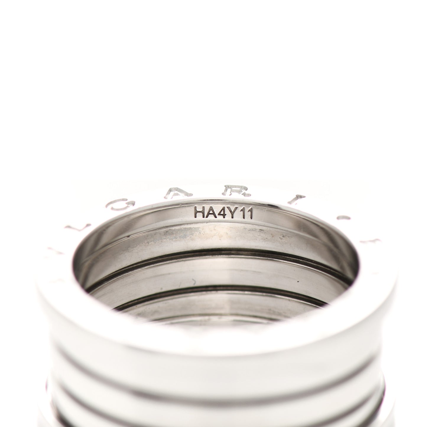 18K White Gold B.Zero1 Four-Band Ring 58 8.5
