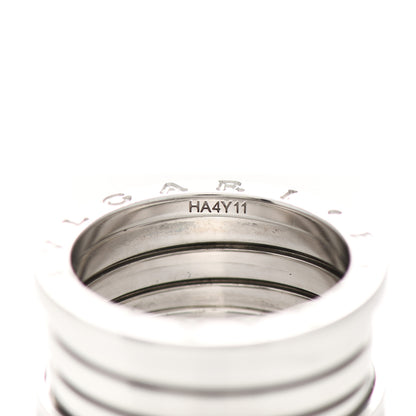 Bulgari 18K White Gold B.Zero1 Four-Band Ring 58 8.5 5 of 6