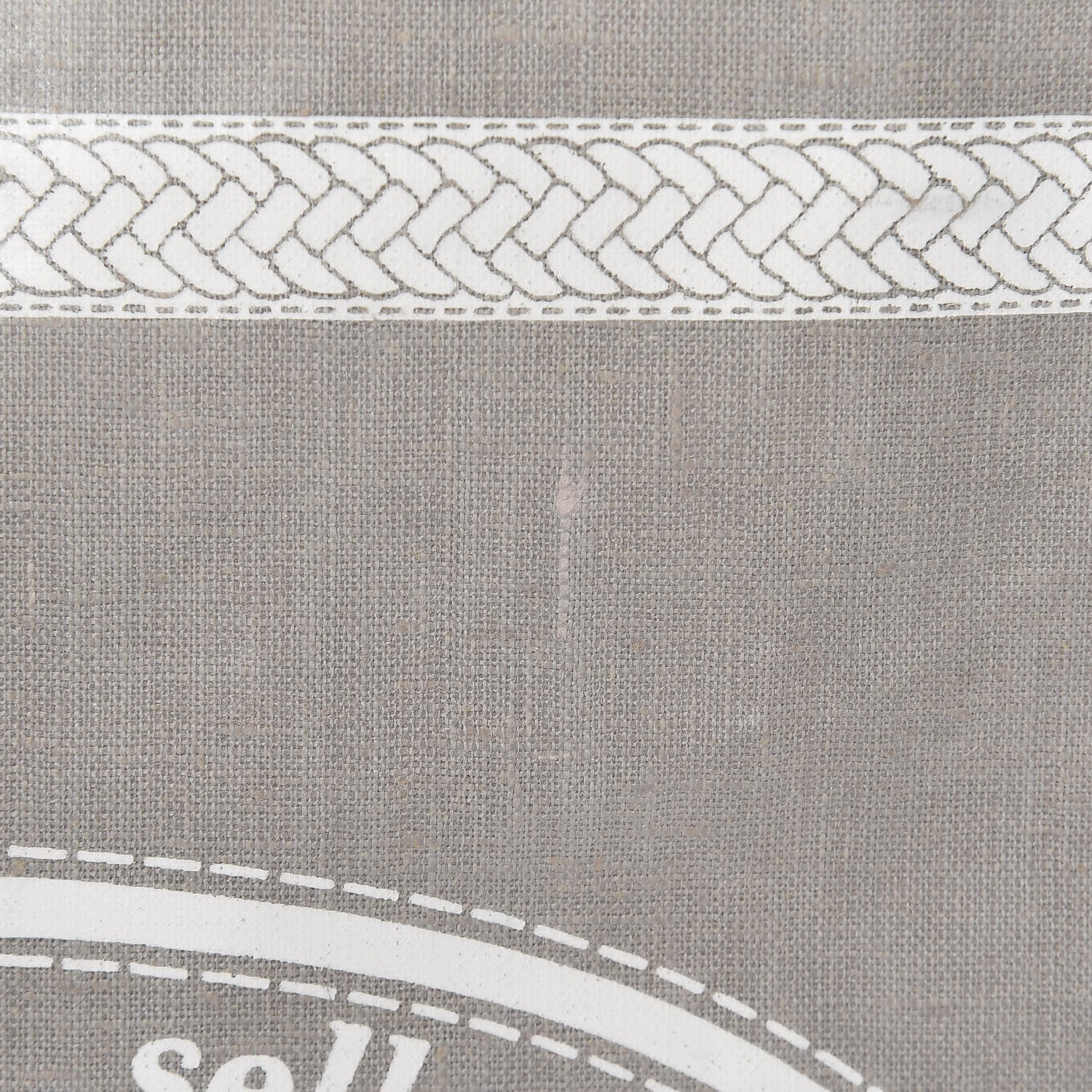 Fendi Coated Canvas Calfskin Romano Selleria Borghese Print Special Shopping Tote Bianco 20 of 20