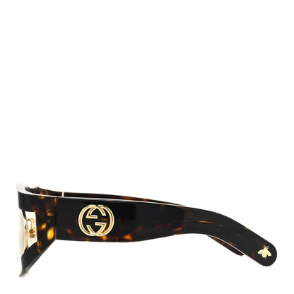Gucci Oval Sunglasses GG0233S Tortoiseshell Gold 3 of 8