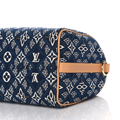 Louis Vuitton Jacquard Since 1854 Speedy Bandouliere 25 Blue 11 of 11