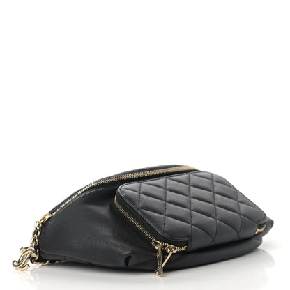 Chanel Caviar Quilted Business Affinity Waist Belt Bag Black 4 of 11