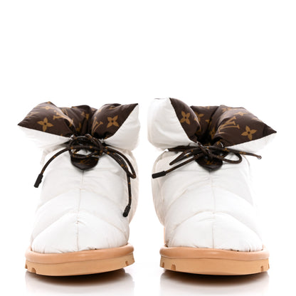 Louis Vuitton Nylon Monogram Pillow Comfort Ankle Boot 36 White 2 of 8