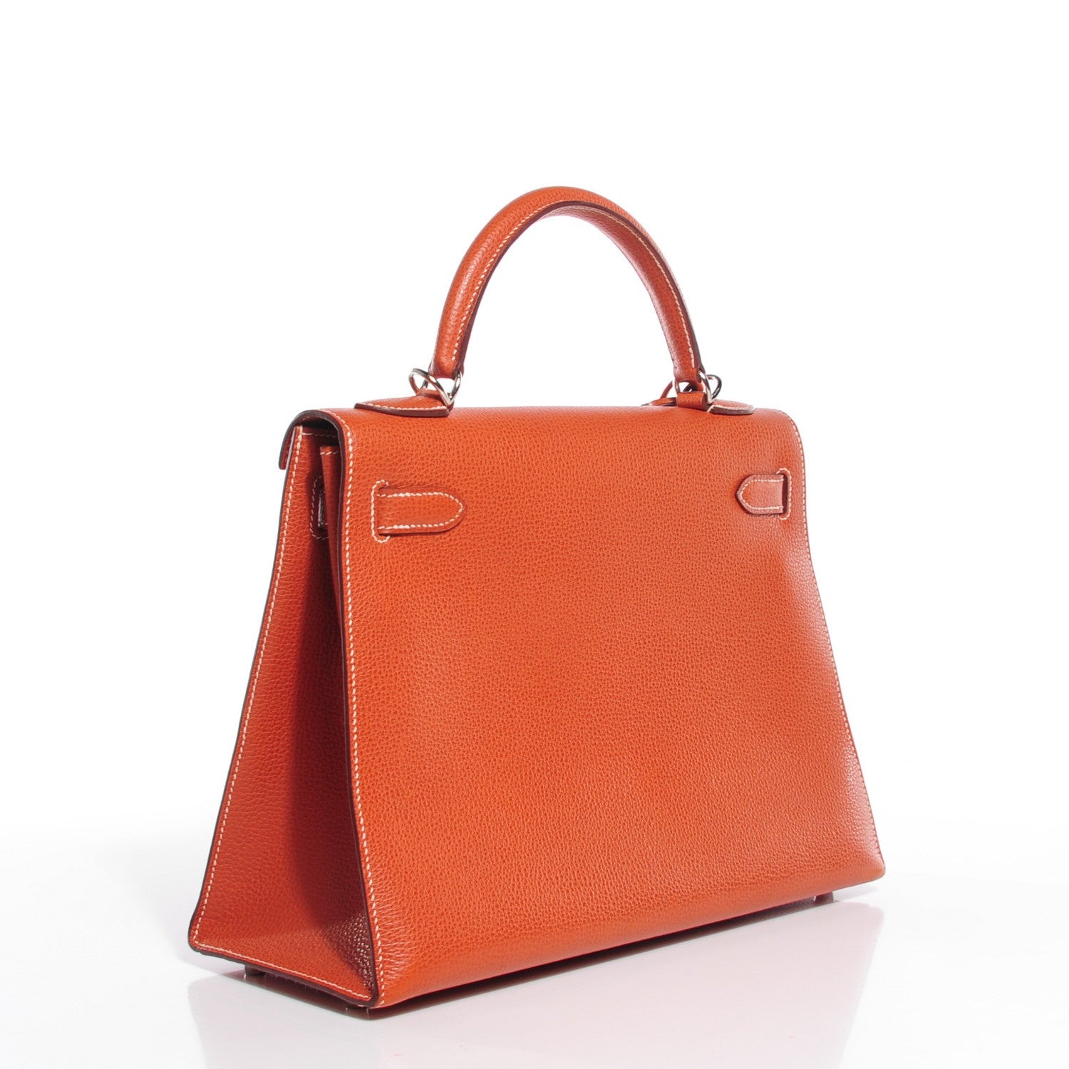 Hermes Vache Liegee Kelly Sellier 32 Brique 3 of 24