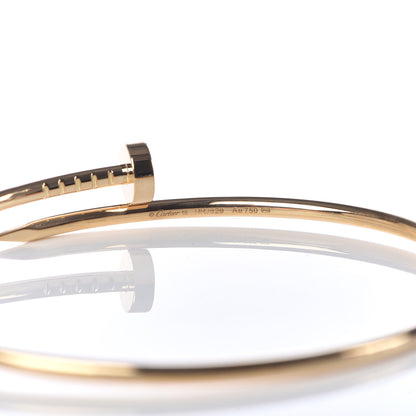 Cartier 18K Yellow Gold Small Juste Un Clou Bracelet 18 4 of 5