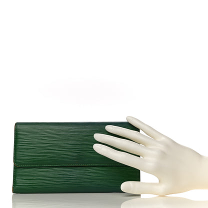 Louis Vuitton Epi Porte Tresor International Wallet Borneo 2 of 19