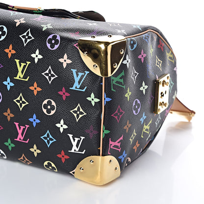 Louis Vuitton Monogram Multicolor Speedy 30 Black 8 of 8