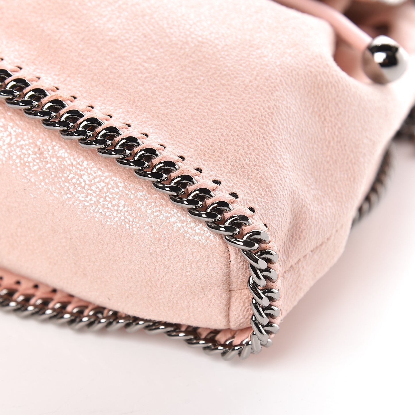 Pearlescent Shaggy Deer Mini Rucksack Backpack Pink