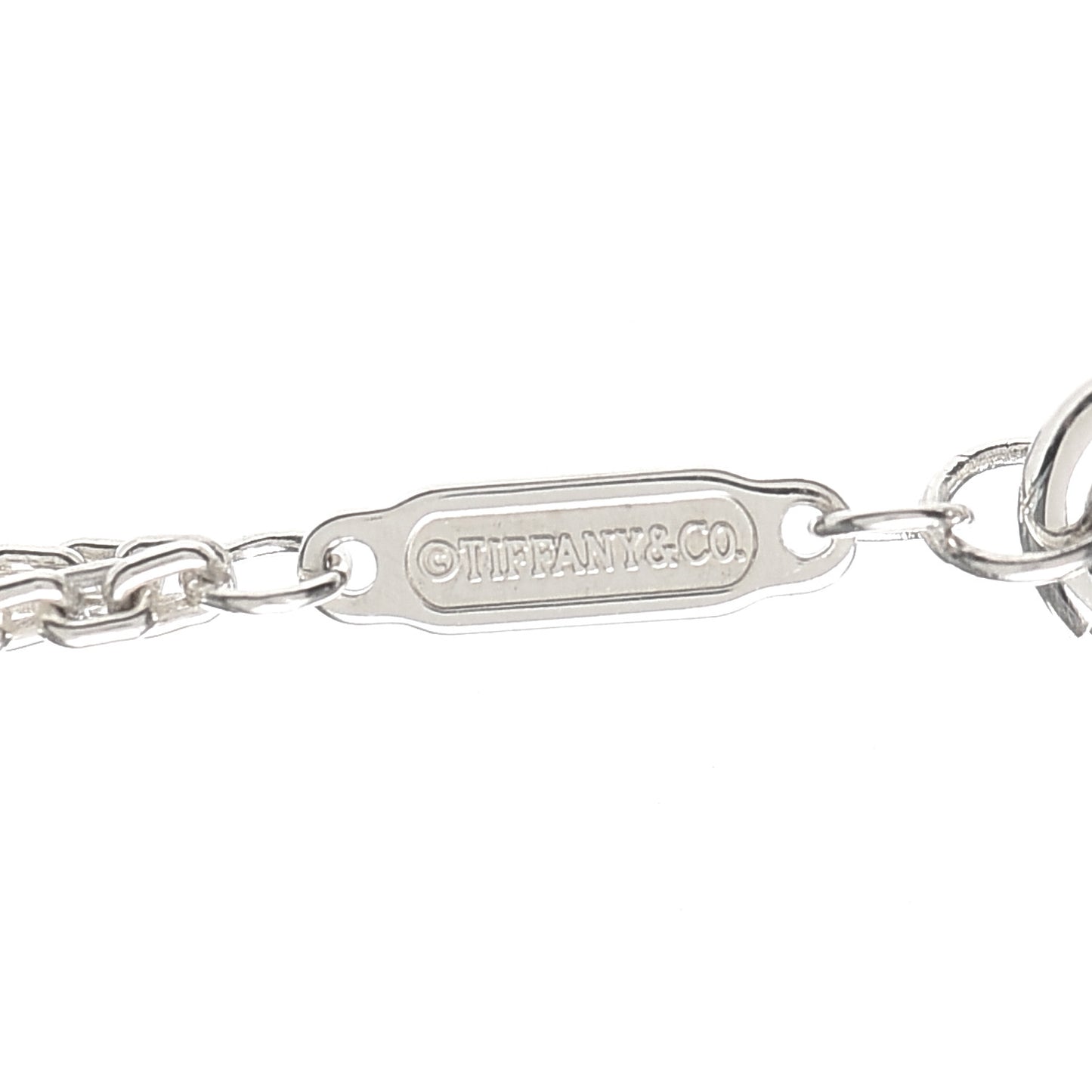 Sterling Silver Double HardWear Link Pendant Necklace