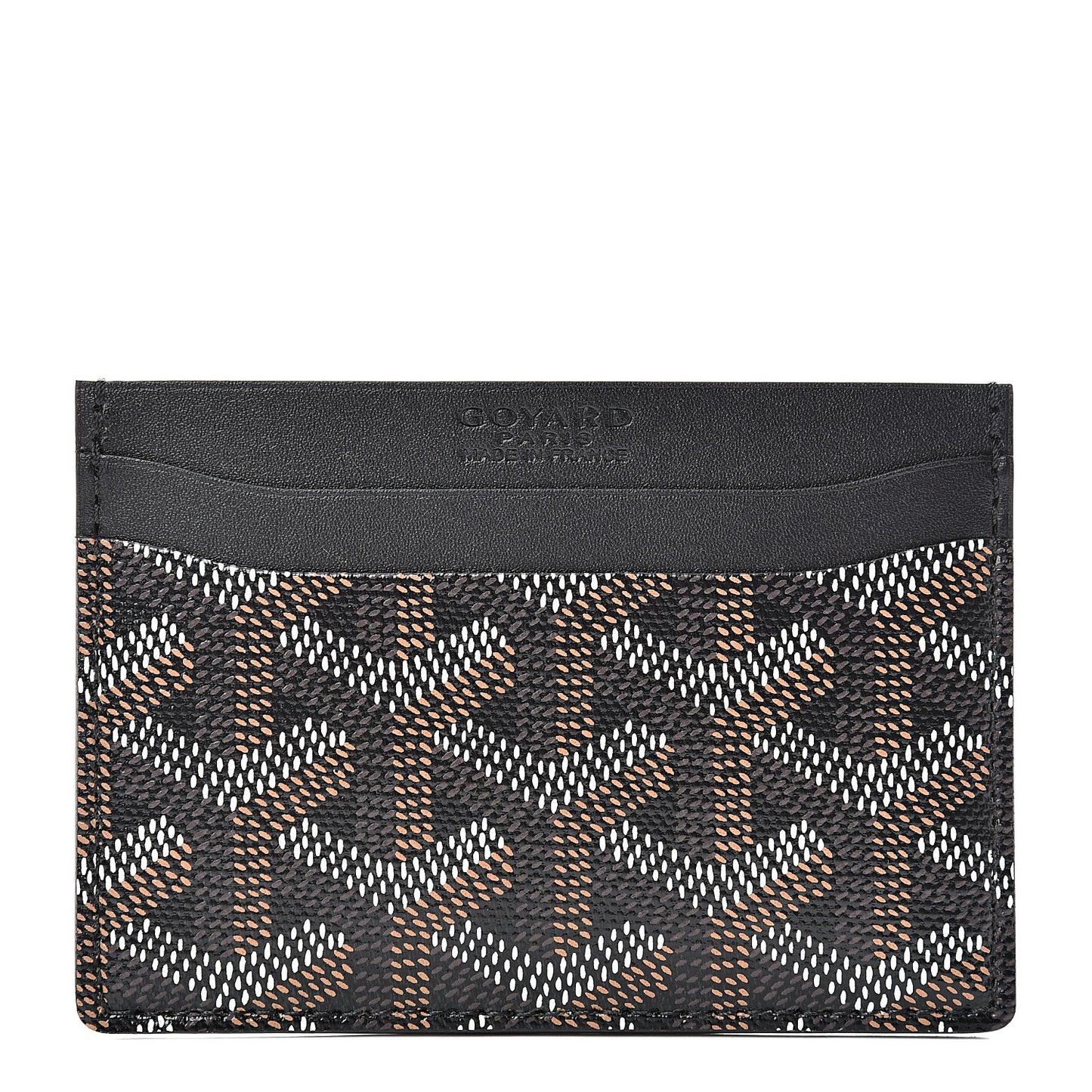Goyardine Saint Sulpice Card Holder Black