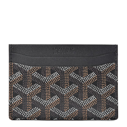 Goyard Goyardine Saint Sulpice Card Holder Black 1 of 6