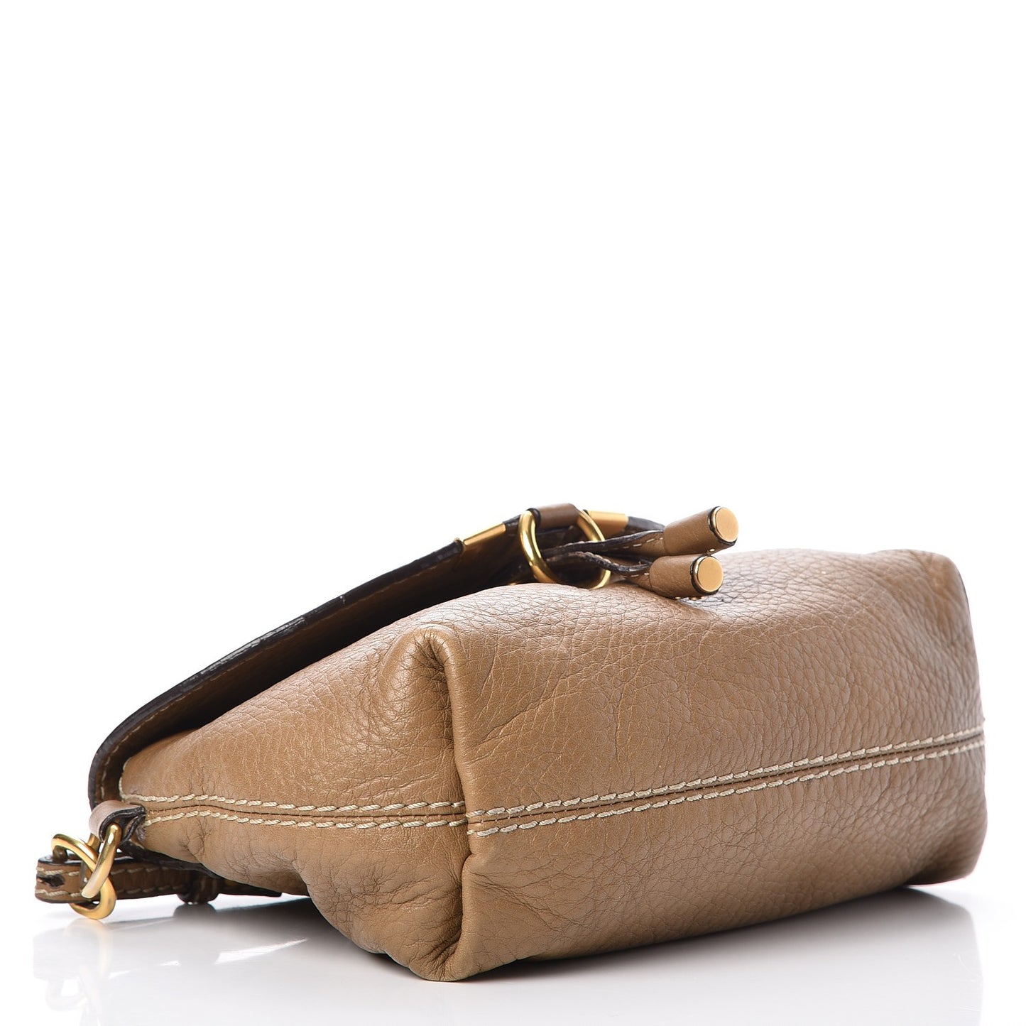 Calfskin Marcie Pochette Crossbody Bag Nut
