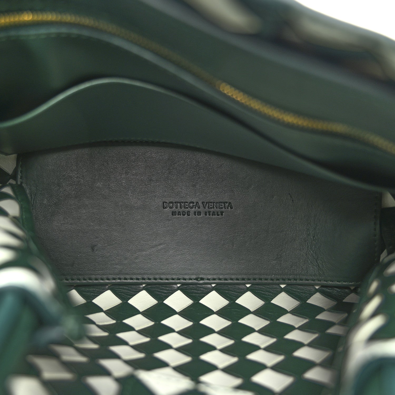 Bottega Veneta Nappa Intrecciato Small Andiamo Shoulder Bag Glacier Green 5 of 12